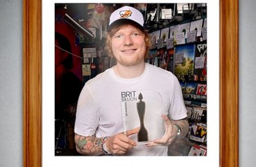 Ed Sheeran becomes first British artist to receive a special-edition Gold BRIT Billion Award