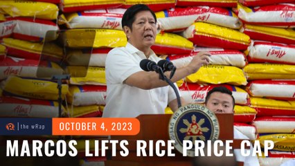 Marcos lifts price cap on rice