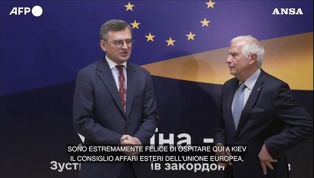 Kuleba: Consiglio Esteri a Kiev e' un fatto storico, saremo in Ue