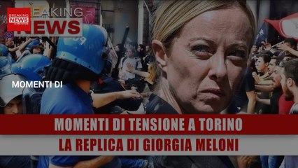 Momenti di Tensione A Torino: La Replica Di Giorgia Meloni!