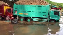 PINK ELEPHANT || TOY TRUCK CARRYING SAND IN THE RIVER, Part 4