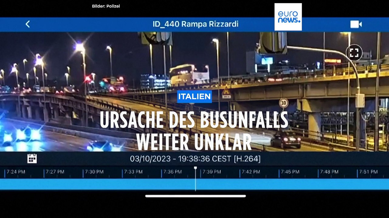 Busunglück von Venedig: Viele junge Menschen sind verbrannt