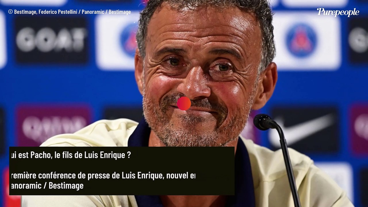 Newcastle-PSG : Découvrez Pacho, le fils de Luis Enrique, très beau gosse et qui lui ressemble comme deux gouttes d'eau !