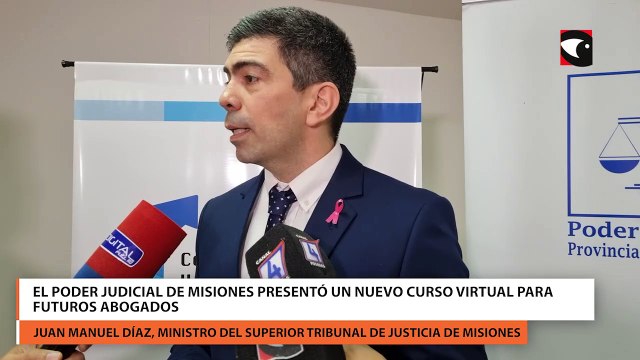 El Poder Judicial de Misiones presentó nuevo curso virtual para futuros abogados en Posadas