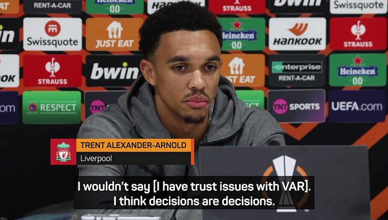 Trent Alexander-Arnold 'disappointed and frustrated' by VAR's mishaps