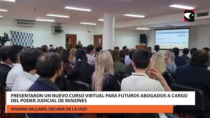 Nuevo curso virtual para futuros abogados “Se trata de una capacitación intensa y necesaria”, indicaron desde la UGD
