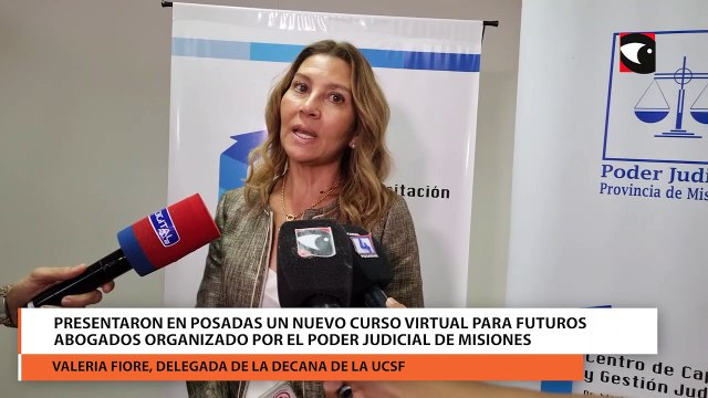 El Poder Judicial de Misiones presentó en Posadas un curso virtual para futuros abogados “Los alumnos tendrán que usar esta herramienta apenas terminen su carrera”, aseguró Valeria Fiore