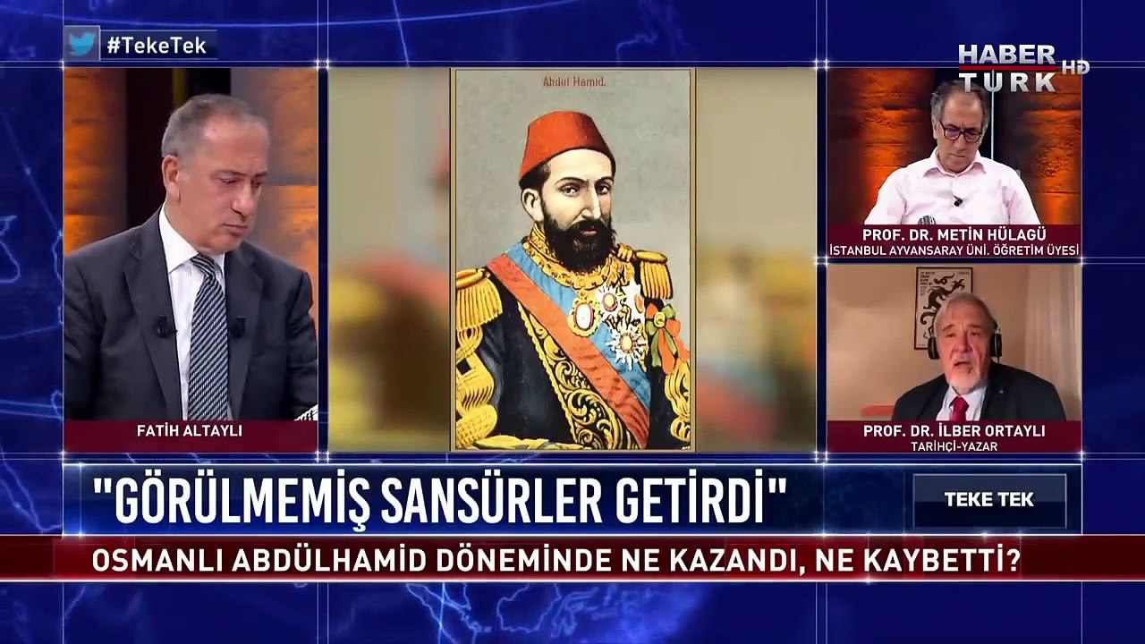 İlber Ortaylı bazı açılardan 2. Abdülhamid'i anlatıyor
