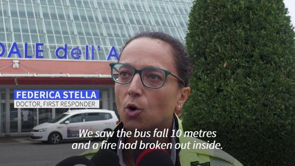 Injured in Italy bus crash are all 'young people' says doctor outside Mestre hospital