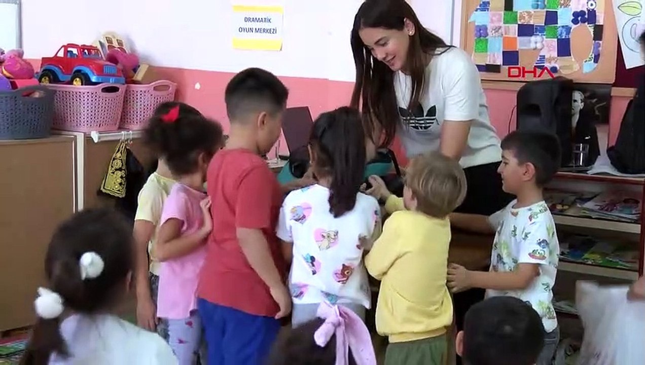 ŞEKER A INSTALLÉ L'AMOUR POUR LES ANIMAUX CHEZ LES ÉLÈVES DE LA MATERNELLE