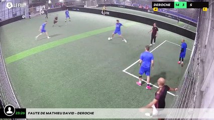 Faute de Mathieu DAVID - Deroche
