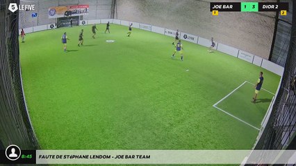 Faute de Stéphane LENDOM - JOE BAR TEAM