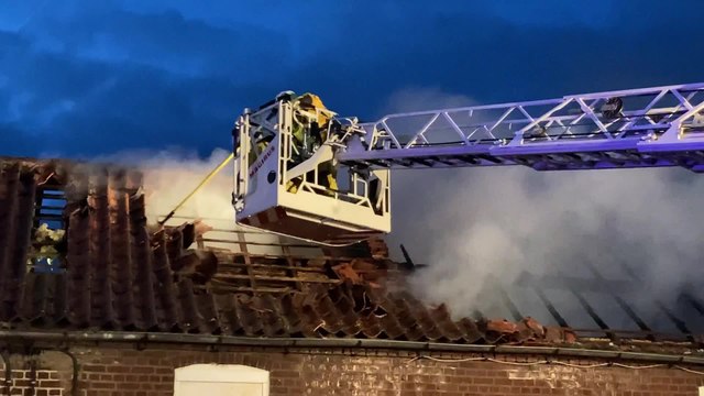 Grave incendie à Chapelle-à-Wattines