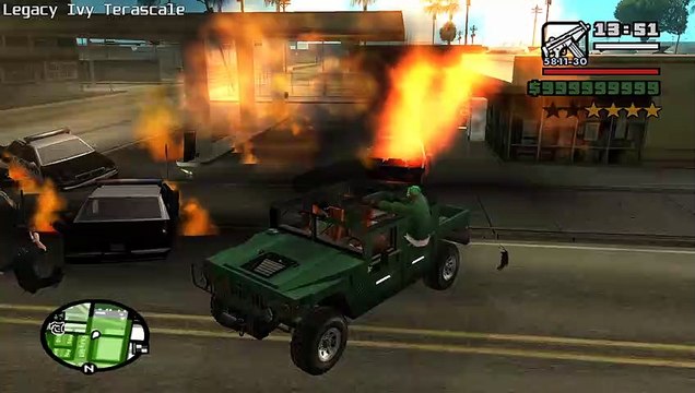 Drive By w 1986 Hummer H1 ( GTA San Andreas car mod )