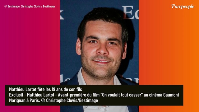 Matthieu Lartot fête les 19 ans de son fils Noah, beau gosse rugbyman, qui lui ressemble beaucoup !