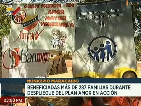 Familias de la comunidad La Lechuga pqa. Maracaibo son favorecidas con jornada de atención social