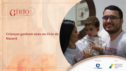 Crianças ganham asas no Círio de Nazaré