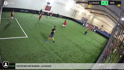 Faute de Loic RAMOS - LA GAULE