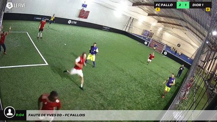 Faute de Yves DD - FC PALLOIS