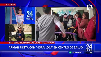 Huancayo: personal médico arma fiesta con “hora loca” en centro de salud de Huayucachi