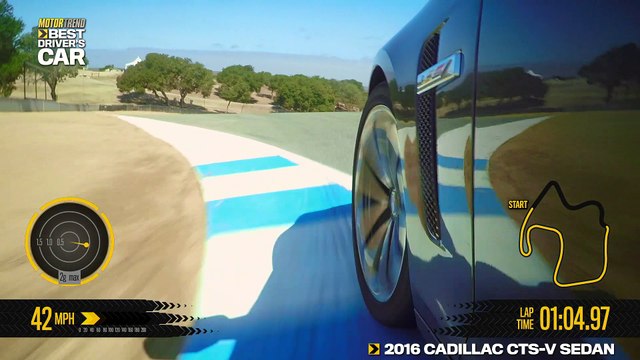 2016 Cadillac CTS-V Hot Lap! - 2015 Best Driver's Car Contender