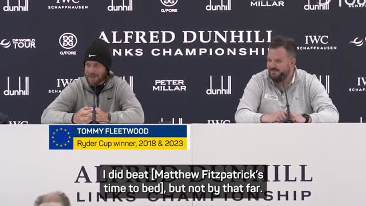 Fitzpatrick and Fleetwood reveal who partied the longest after Ryder Cup victory