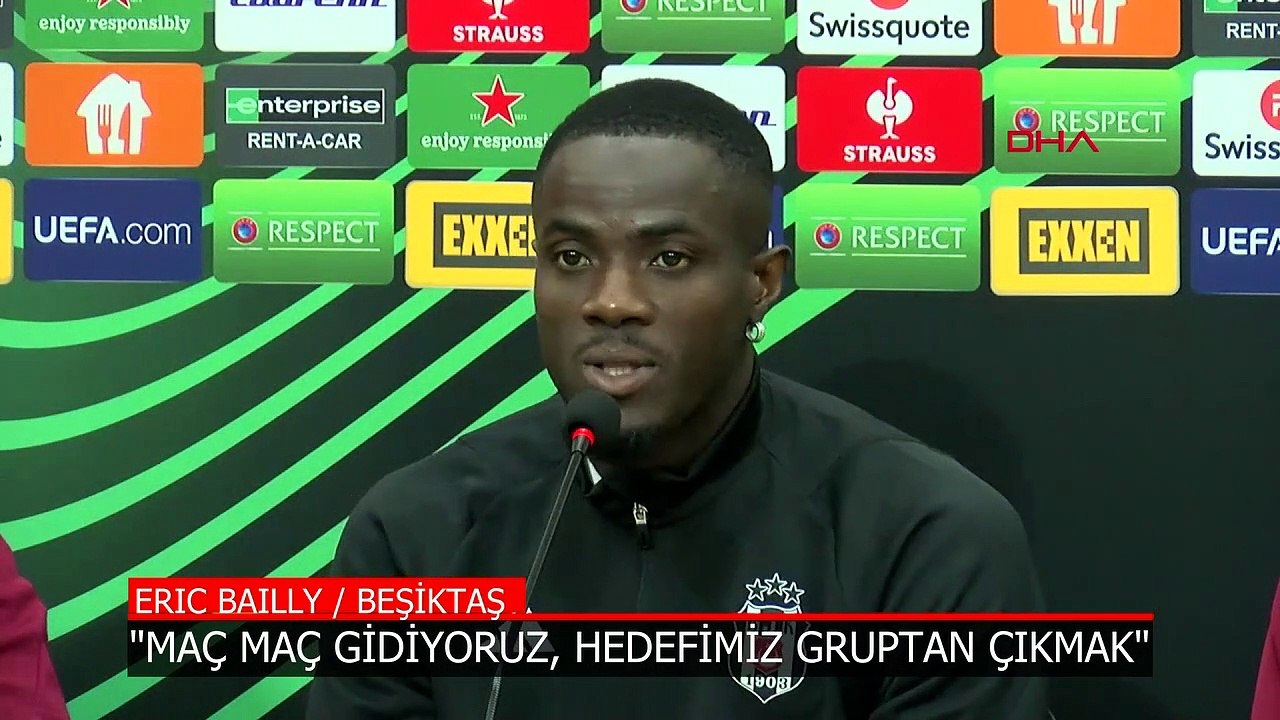 Beşiktaşlı Eric Bailly: Hedefimiz gruptan çıkmak