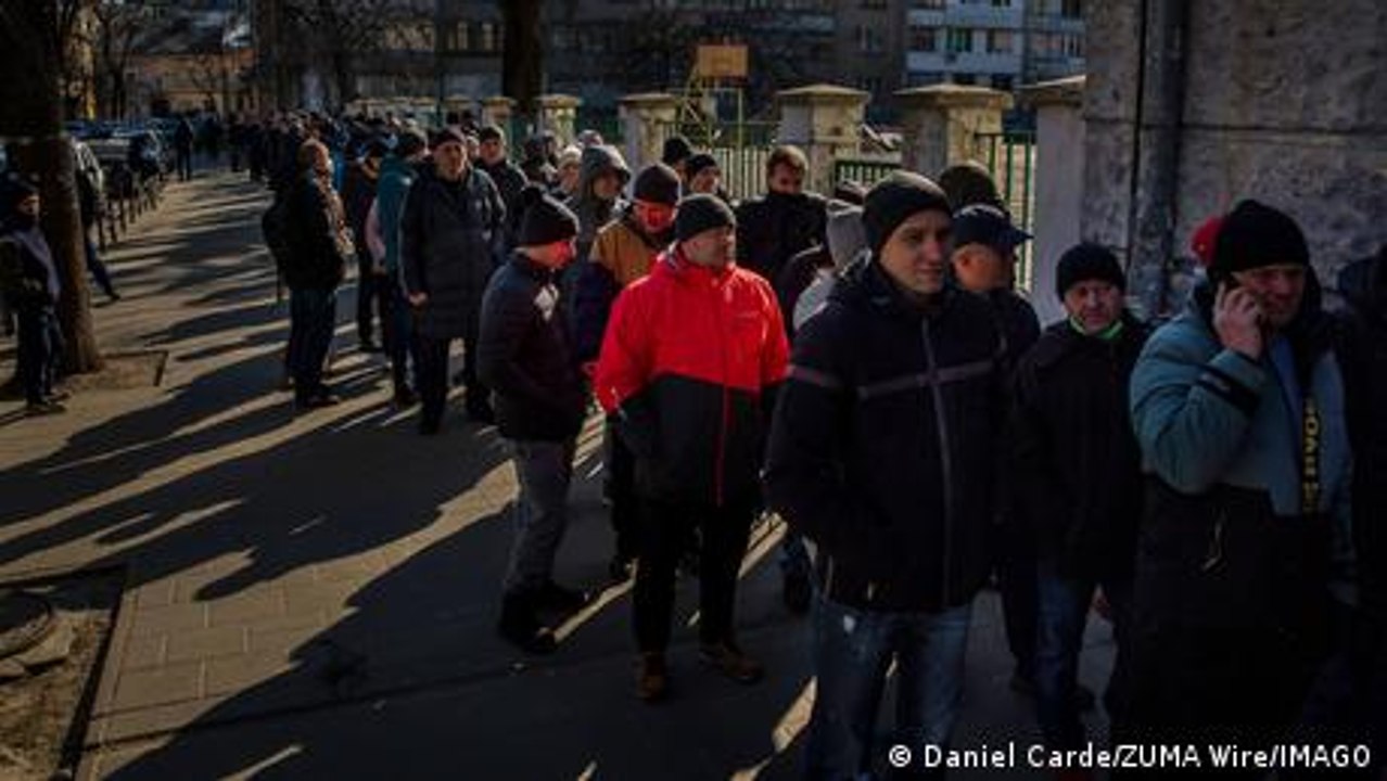 Nicht jeder wehrpflichtige Ukrainer ist bereit zu kämpfen