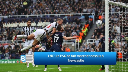 LdC ‍: Le PSG se fait marcher dessus à Newcastle