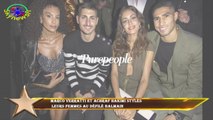 Marco Verratti et Achraf Hakimi stylés  leurs femmes au défilé Balmain