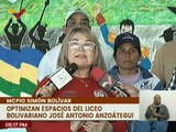 Bricomiles recuperan espacios del Liceo Bolivariano José Antonio Anzoátegui del mcpio. Simón Bolívar