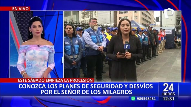 Conozca los planes de seguridad y desvío por procesión del Señor de los Milagros