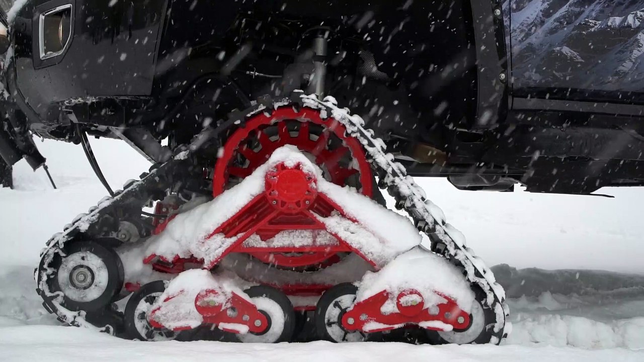 Behind the Wheel of GMC’s Mattracks-Equipped Sierra All Mountain Concept