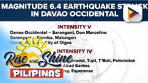 Davao Occidental, niyanig ng magnitude 6.4 na lindol
