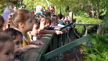 Çocuklara hayvan sevgisi aşılandı