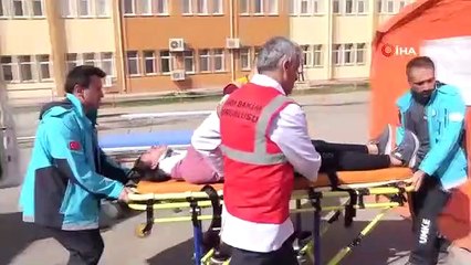 Un exercice de catastrophe a eu lieu à l'hôpital universitaire Sivas Cumhuriyet