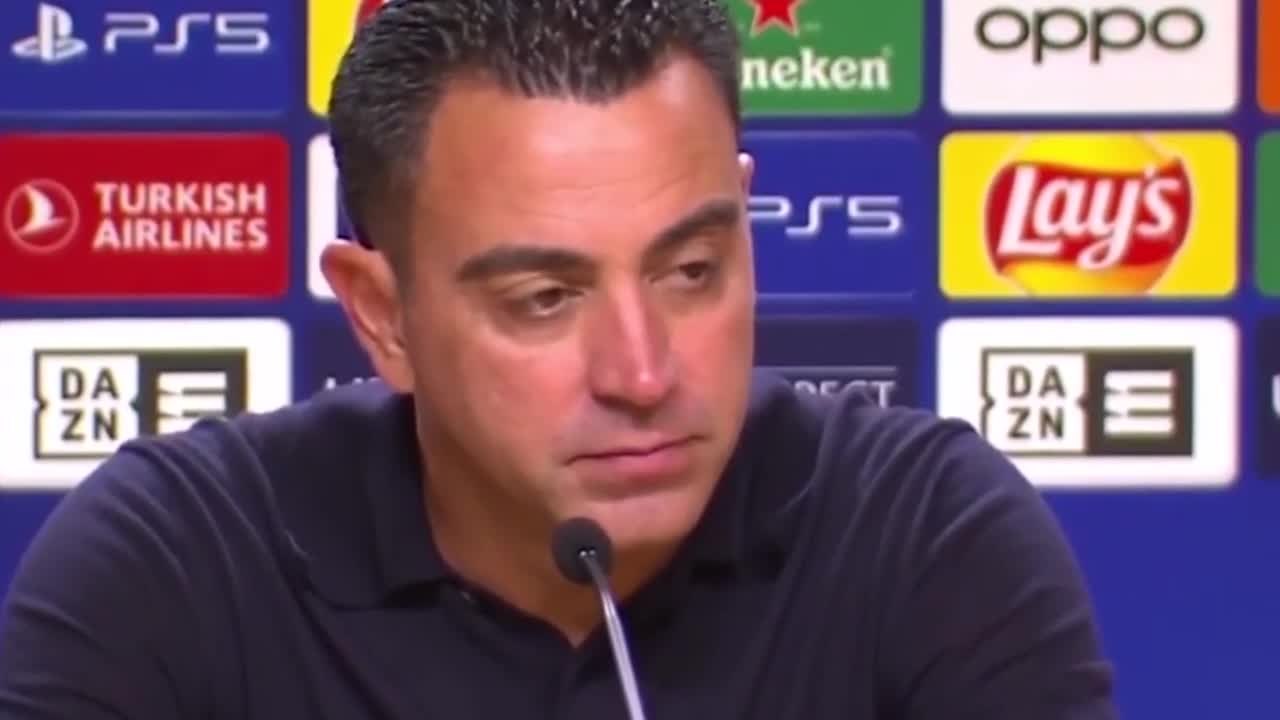 Rueda de prensa de Xavi Hernández tras el FC Oporto vs. FC Barcelona de Champions League
