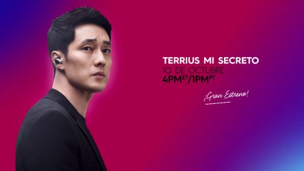 Promoción Terrius, mi secreto estreno Pasiones US