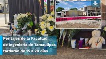 Colocan altar a las afueras de la iglesia que se desplomó en Ciudad Madero, Tamaulipas