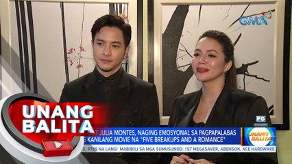 Alden Richards & Julia Montes, naging emosyonal sa pagpapalabas ng trailer ng kanilang movie na 'Five Breakups and a Romance" | UB