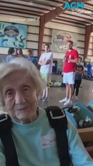 Super granny: 104-year old skydiver lands new record