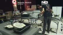 «چالشی تکنیکی و هنری»؛ تصاویری از اجرای نمایش با آدمک‌های یخی در فرانسه