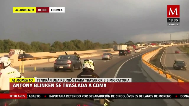 Llega el secretario de estado, Anthony Blinken de los Estados Unidos a la CDMX