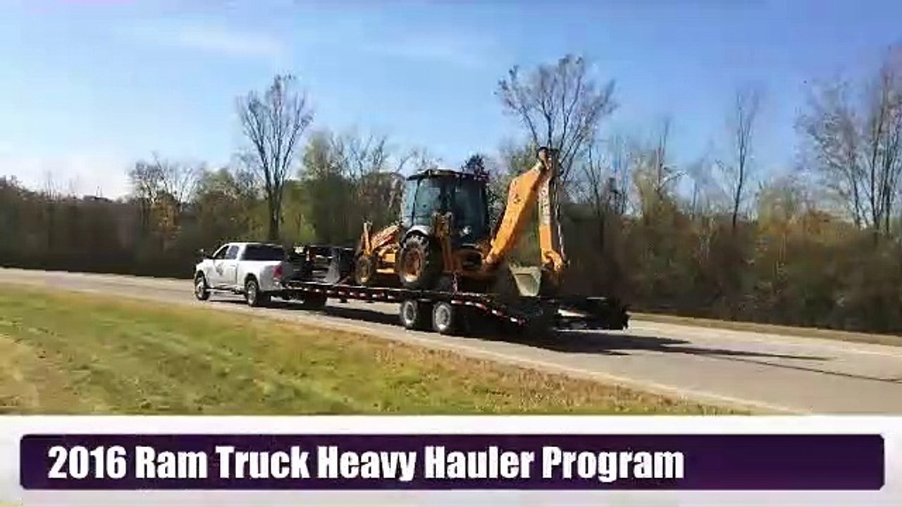 Towing with the 2016 ram 3500 6.7L High-output Cummins