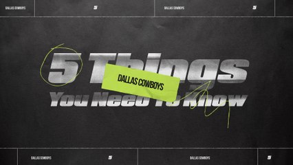 Dallas Cowboys vs San Fransico 49ers, 5 Things You Need To Know Before Kickoff