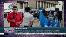 Guatemala: Representantes comunitarios y autoridades ancestrales mantienen huelga pacífica