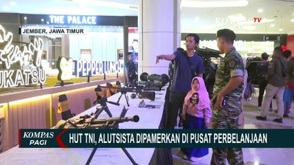 Meriahkan HUT ke-78 TNI, Alutsista Dipamerkan di Pusat Perbelanjaan