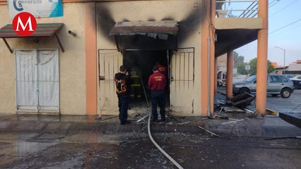 Incendio en taquería de Tecámac, Estado de México por explosión de tanque de gas