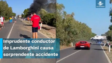 Por intentar rebasar en carril de contraflujo provoca impactante choque y muere