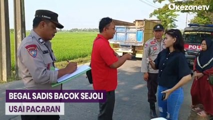 Usai Pacaran, Sejoli Dibacok Begal di Bekasi hingga Jari Nyaris Putus